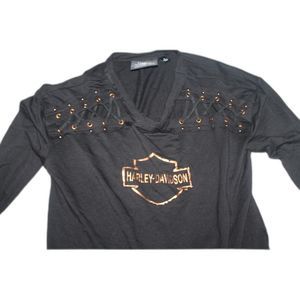 Womens Harley Davidson Tee Long Sleeve Size XS